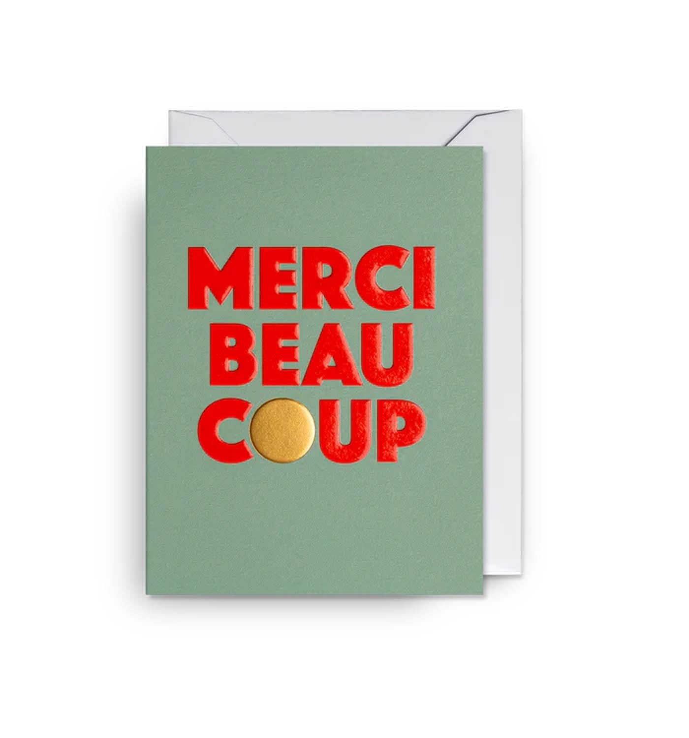 Merci Beaucoup French Thank You Card