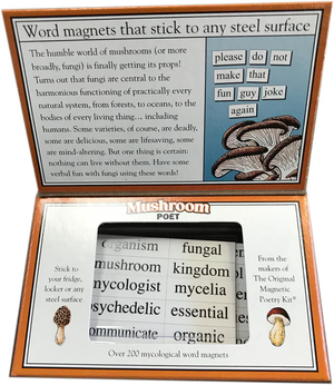 Magnetic Poetry Kit | Mushroom Poet