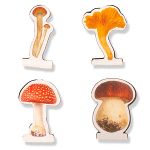 Mushrooms Magnetic Bookmarks