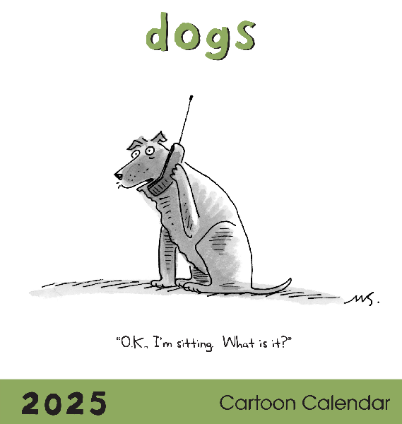 2025 New Yorker Monthly Wall Calendar | Dogs