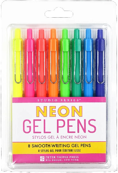 Neon Gel Pen Set