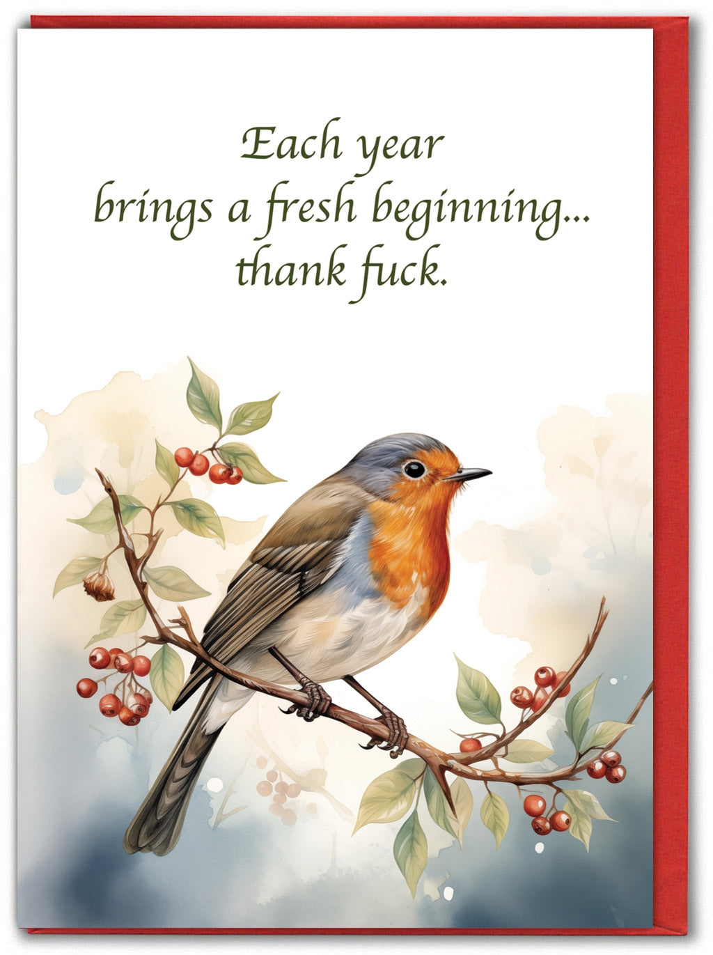 Fresh Beginning New Years Card