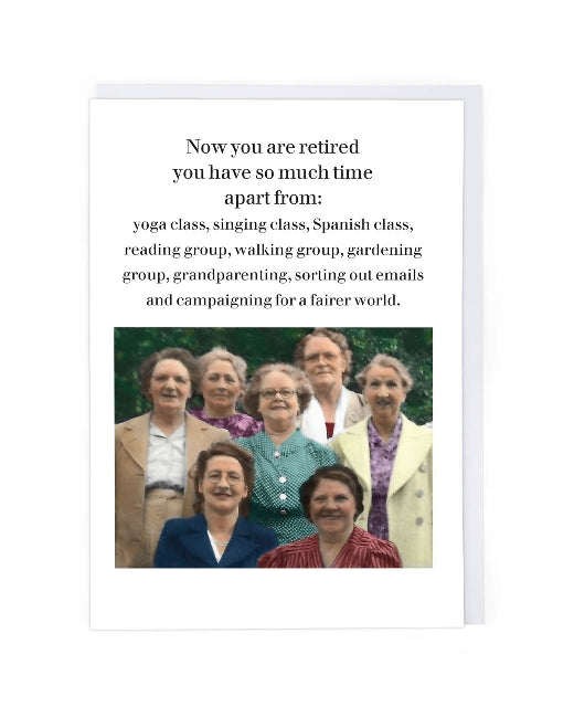 Now You Are Retired Retirement Card