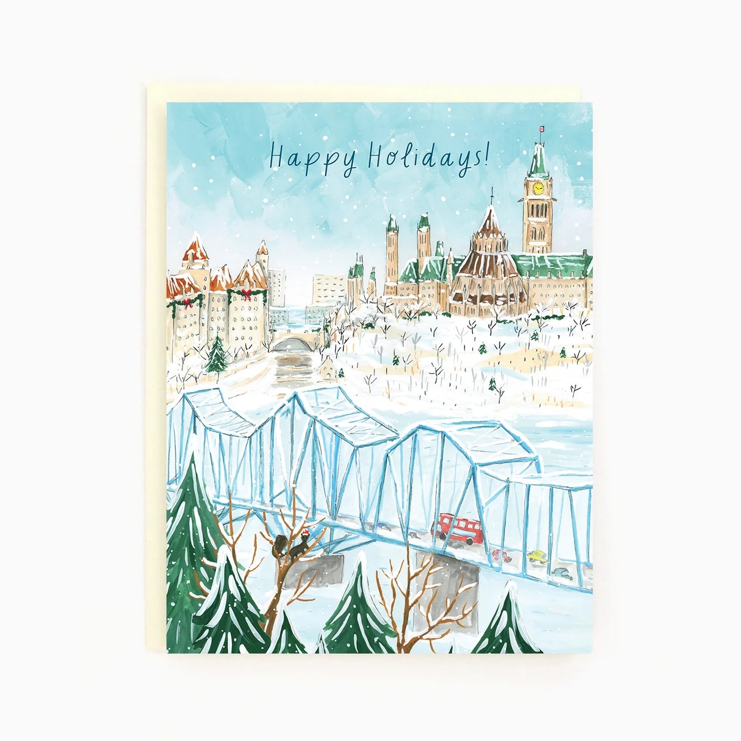 Ottawa River Christmas Card