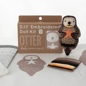 Kiriki Press Embroidery Kit | Otter