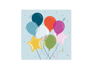Party Balloons Pop-Up Birthday Card