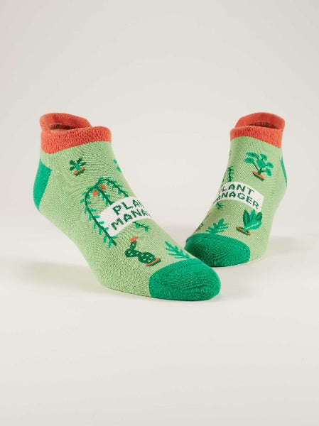 Blue Q Sneaker Socks | Plant Manager