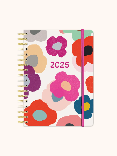 Studio Oh! 2025 17-Month Planner | Summer Poppies