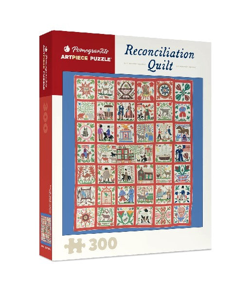 Pomegranate 300 Piece Puzzle | Reconciliation Quilt