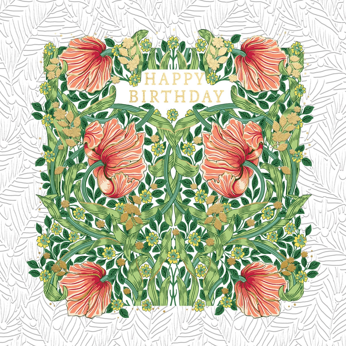Red Pimpernel Birthday Card