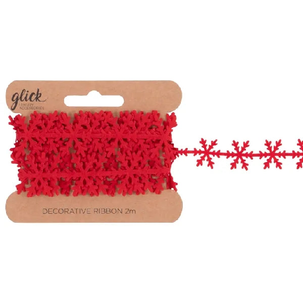 Red Snowflakes Gift Dressing