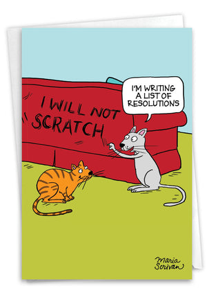 Resolutions New Year Card