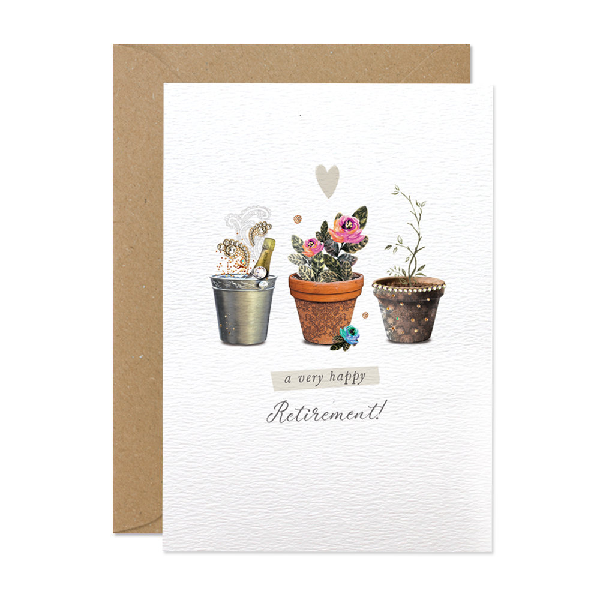 Plants Retirement Card