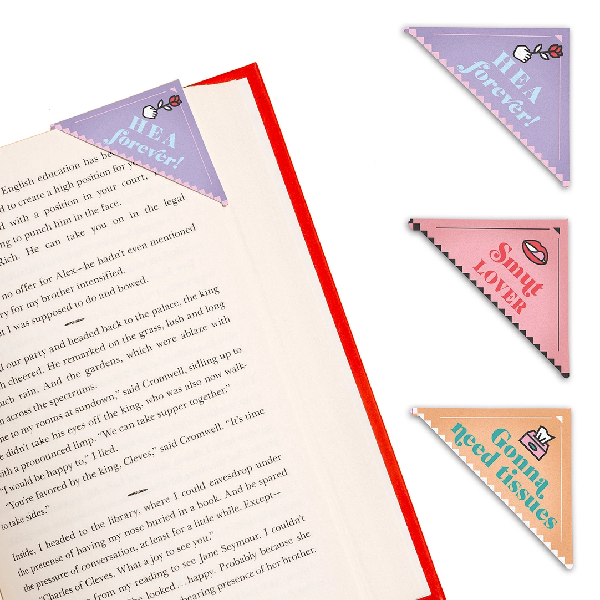 Romance Lovers Bookmark Corners Set