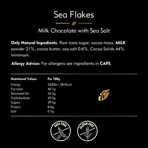 Willie's Cacao 50g Bar | Sea Flakes