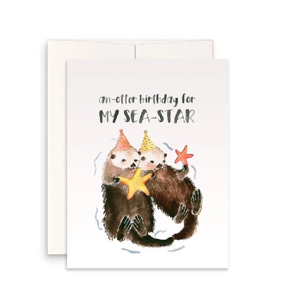 My Sea-Star Birthday Card