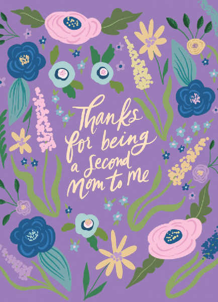 Second Mom Mothers Day Card