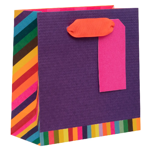 Small Purple Colour Hub Gift Bag