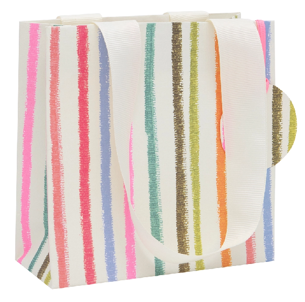 Medium Vertical Stripes Gift Bag