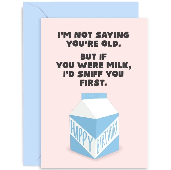Sniff You First Birthday Card