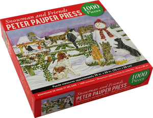 Peter Pauper 1000 Piece Puzzle | Snowman And Friends