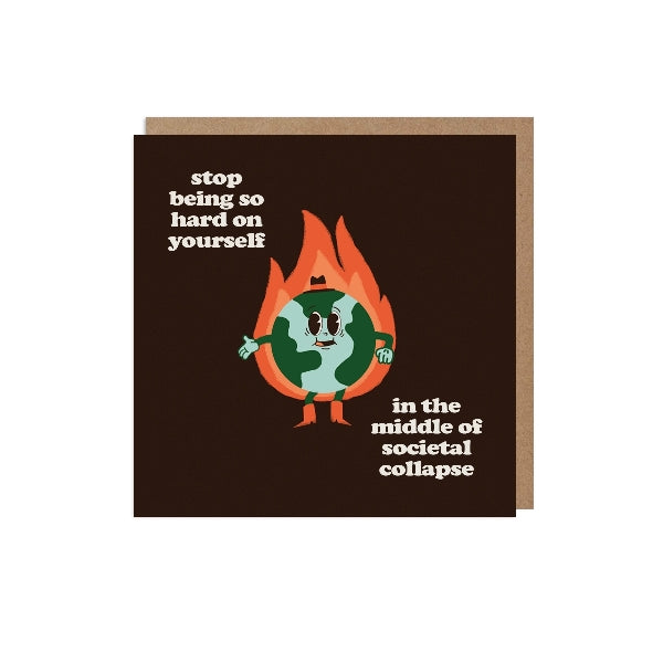 Societal Collapse Blank Humour Card