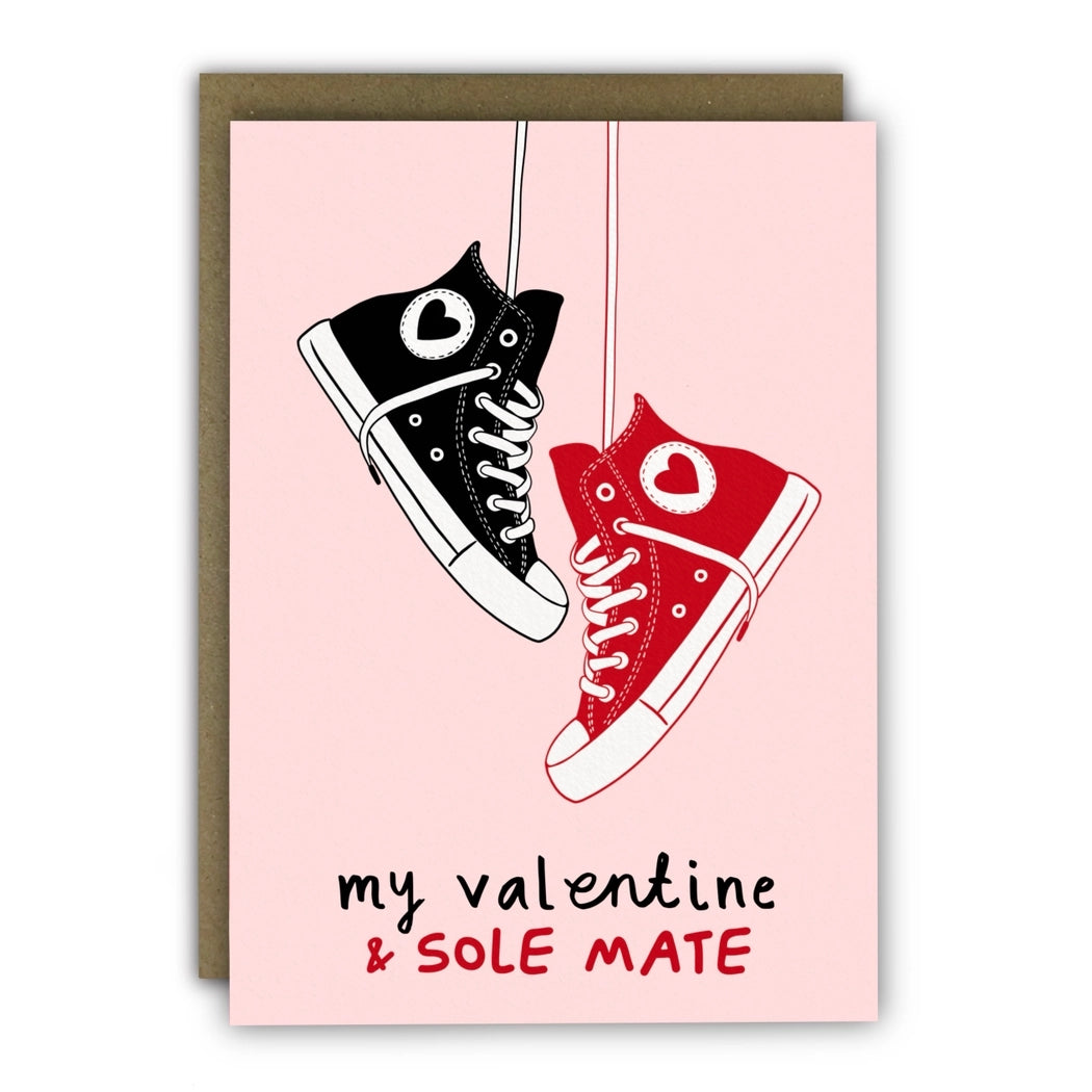 Sole Mate Sneakers Valentine Card