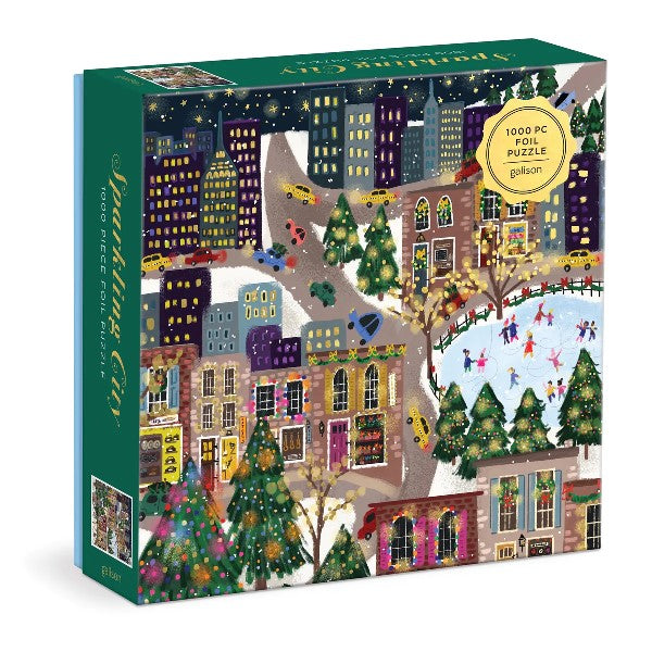 Galison 1000 Piece Puzzle | Sparkling City