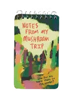 Blue Q Spiral Notebook 3"x 5" | Mushroom Trip
