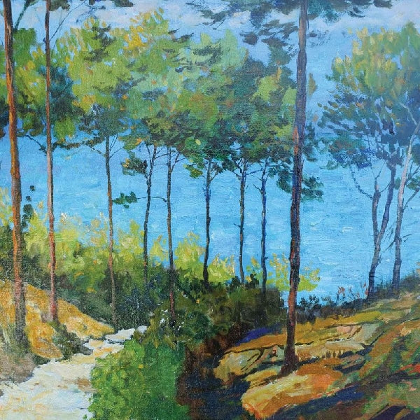 Steps To The Sea Blank Art Card