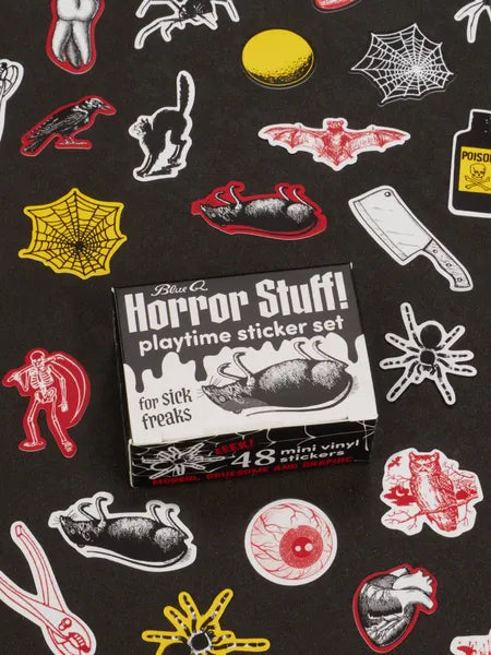 Blue Q Sticker Set | Horror Stuff