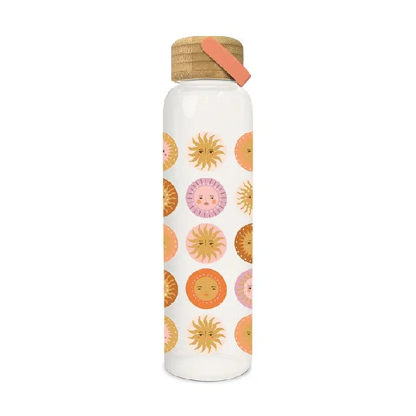 Reusable Glass Water Bottle | On The Sunny Side