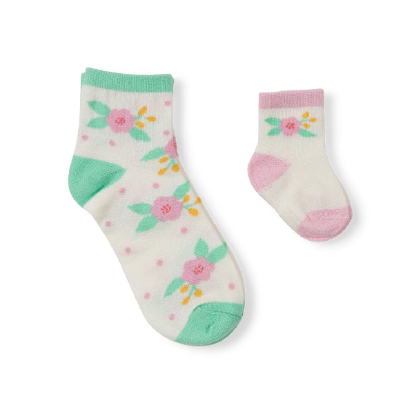 Sweet Daisy Mini Me Sock Set