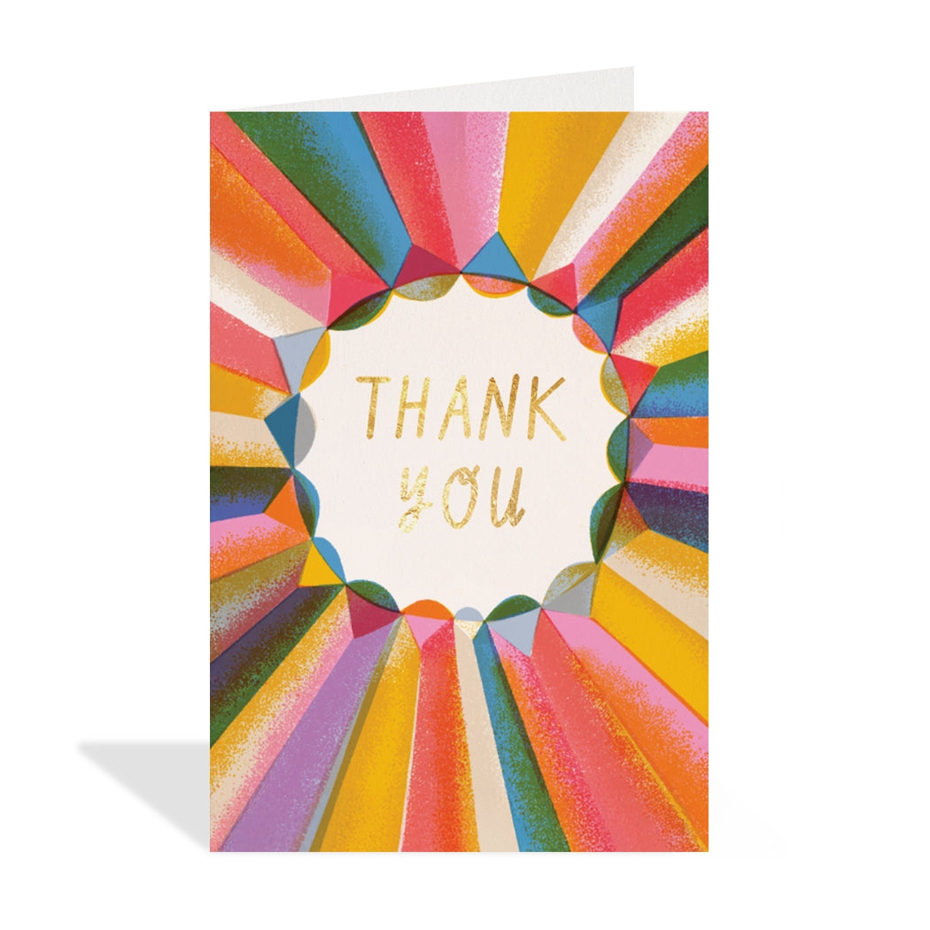 Petite Rays Thank You Card