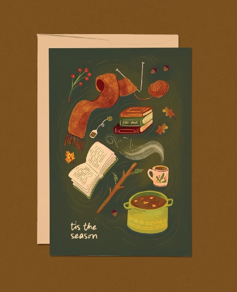 Tis The Season Thanksgiving Card