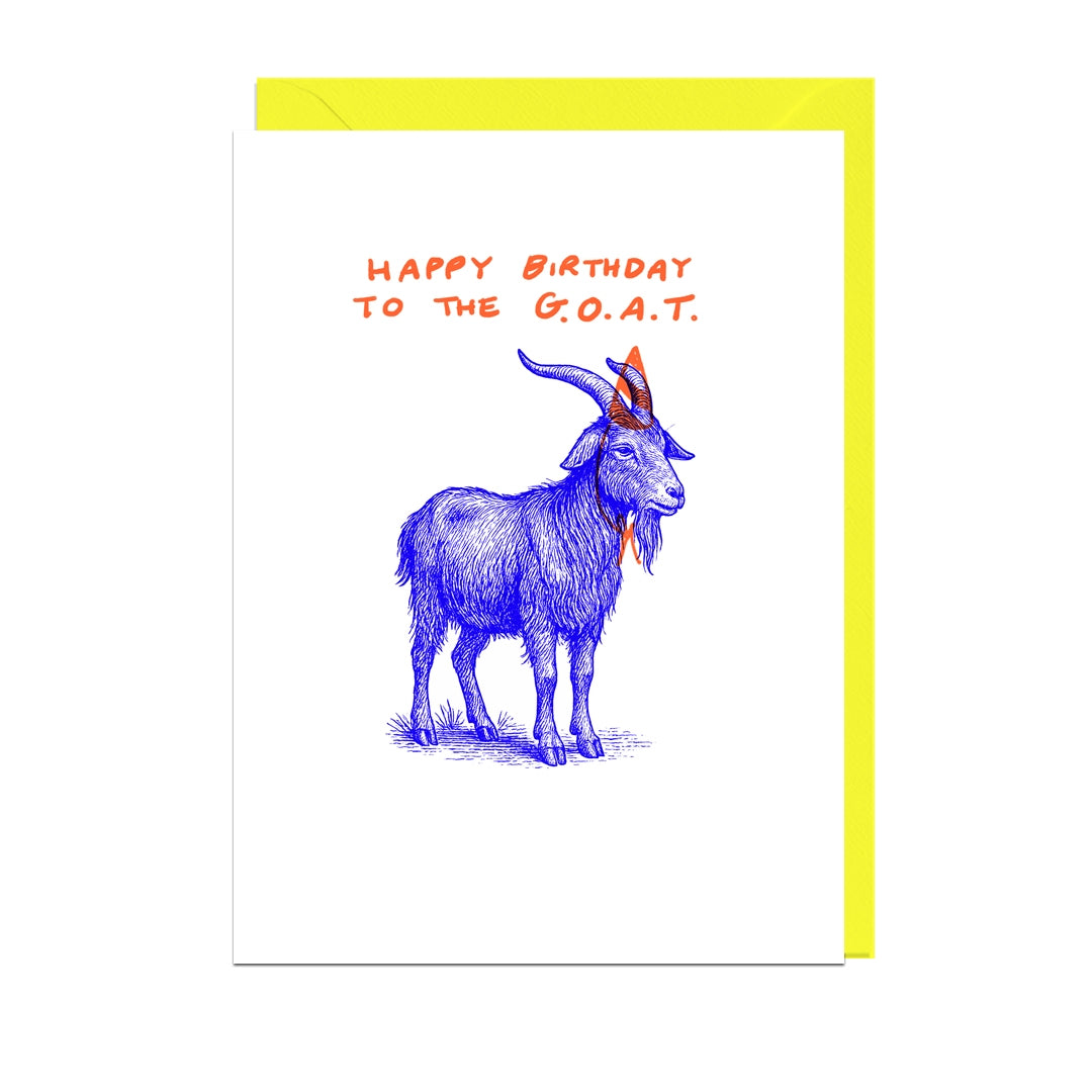 To The Goat Birthday Card
