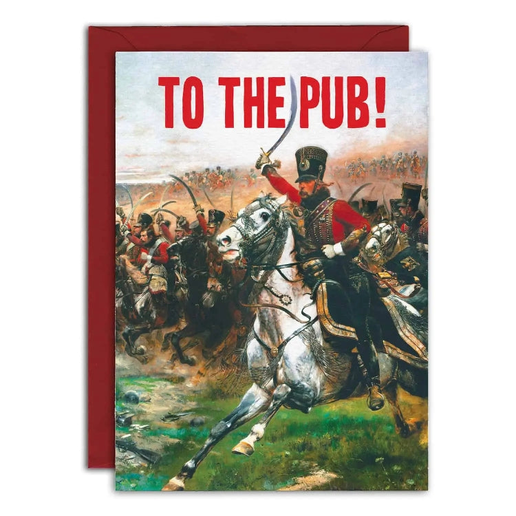 To The Pub! Birthday Card