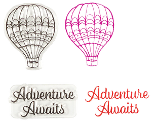 Silicone Clear Stamp Set | Travel