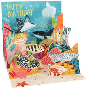 Underwater Pop-Up Birthday Card