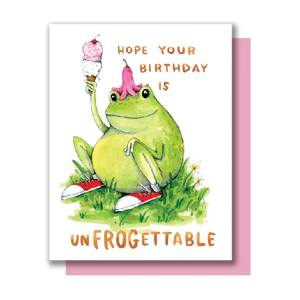 Unfrogettable Birthday Card