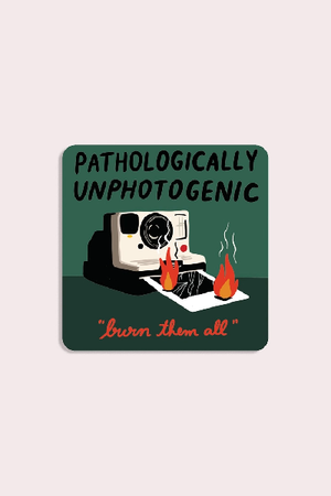 Stay Home Club Vinyl Sticker | Pathologically Unphotogenic