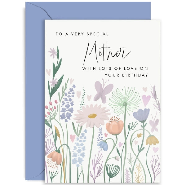 Very Special Mother Birthday Card