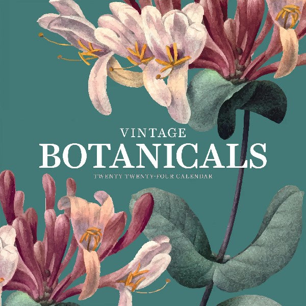2024 Wall Calendar | Vintage Botanicals