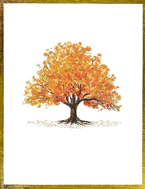 Premium Watercolour Trees Blank Notecards