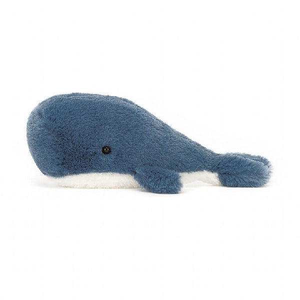Jellycat Small Blue Wavelly Whale Plush