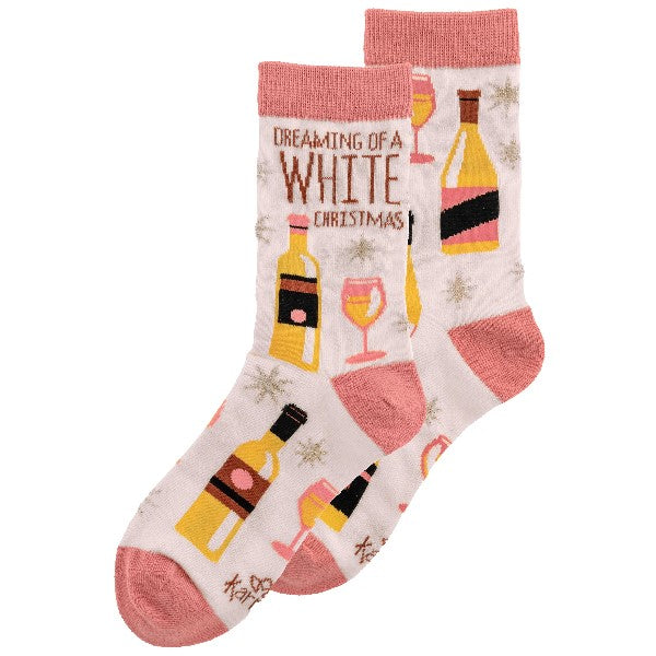 Karma Holiday Socks | White Christmas