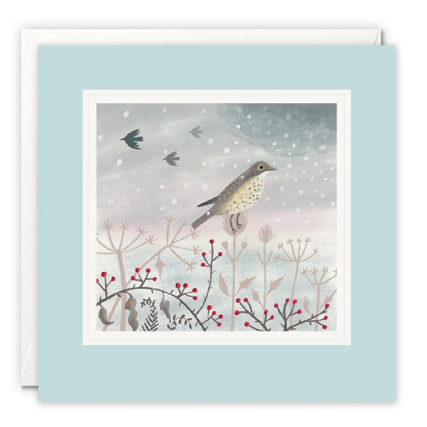Winter Birds Blank Art Card