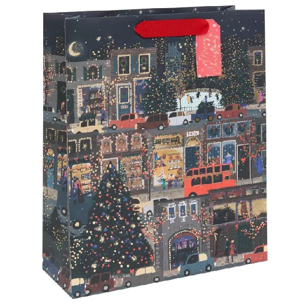 Shopper Size Winter Lights Gift Bag