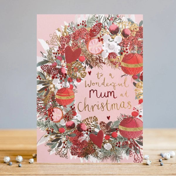 Wonderful Mum Family Christmas Card