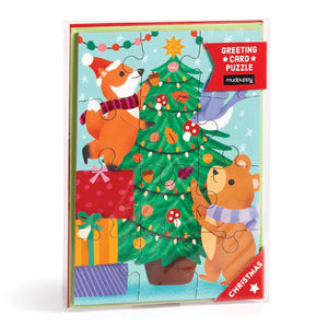 Christmas Critters Puzzle Card